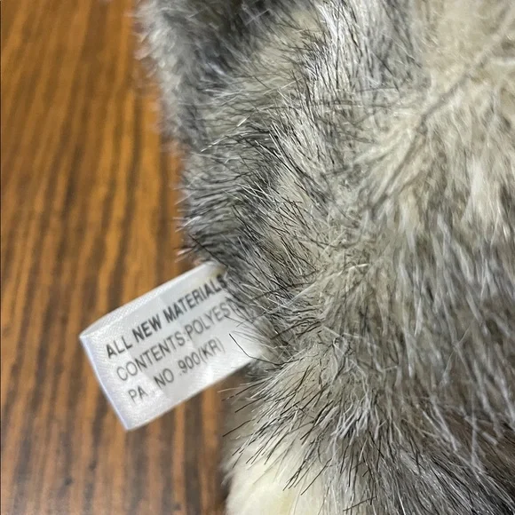 NWT Gray Wolf Stuffed Animal Toy - Picture 5 of 7